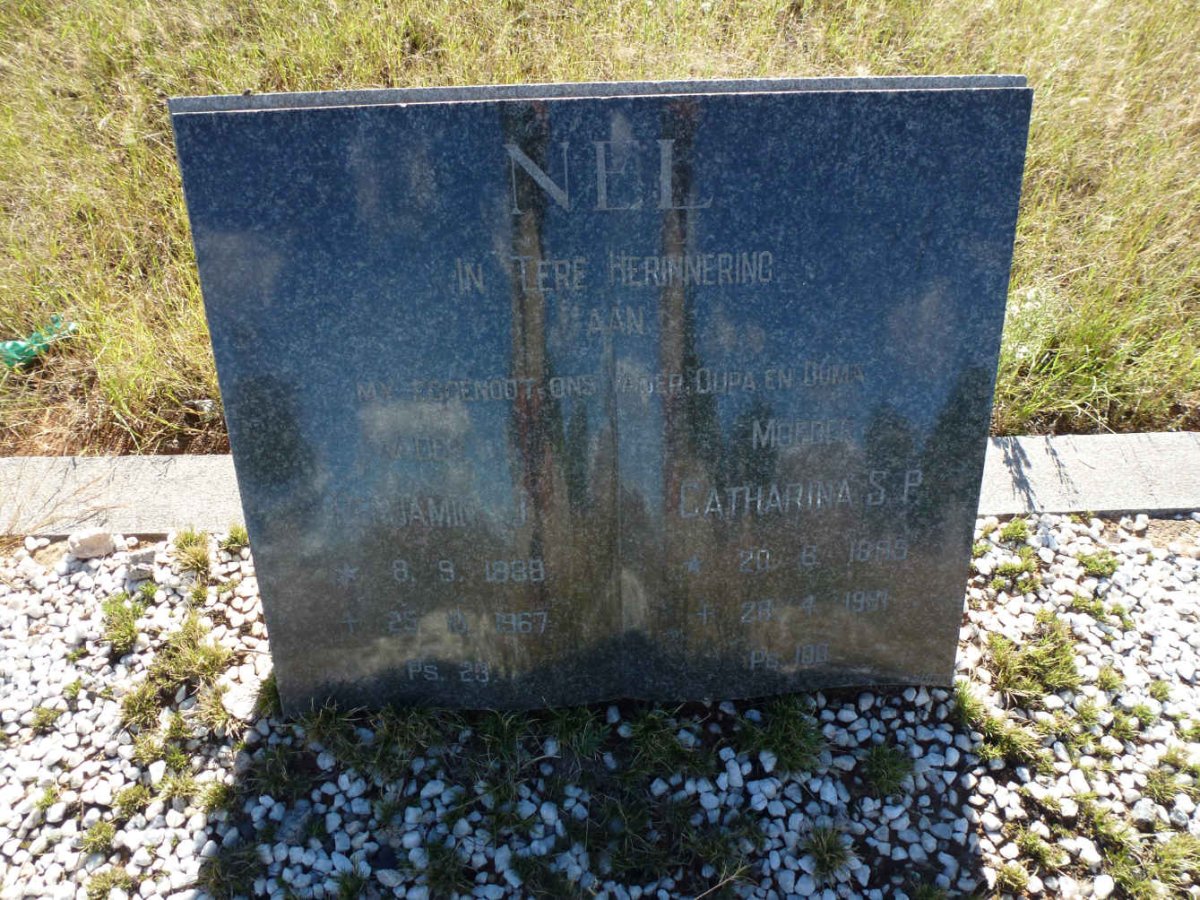 NEL Benjamin J. 1888-1967 &amp; Catharina S.P. 1895-1991