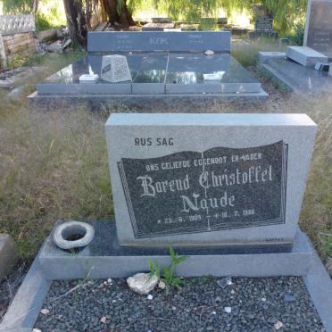 NAUDE Barend Christoffel 1909-1986