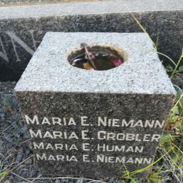 NIEMANN Johannes Jacobus Albertus 1890-1968 &amp; Maria Elizabeth HUMAN 1889-1960