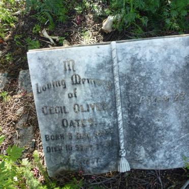OATES Cecil Oliver 1883-1955