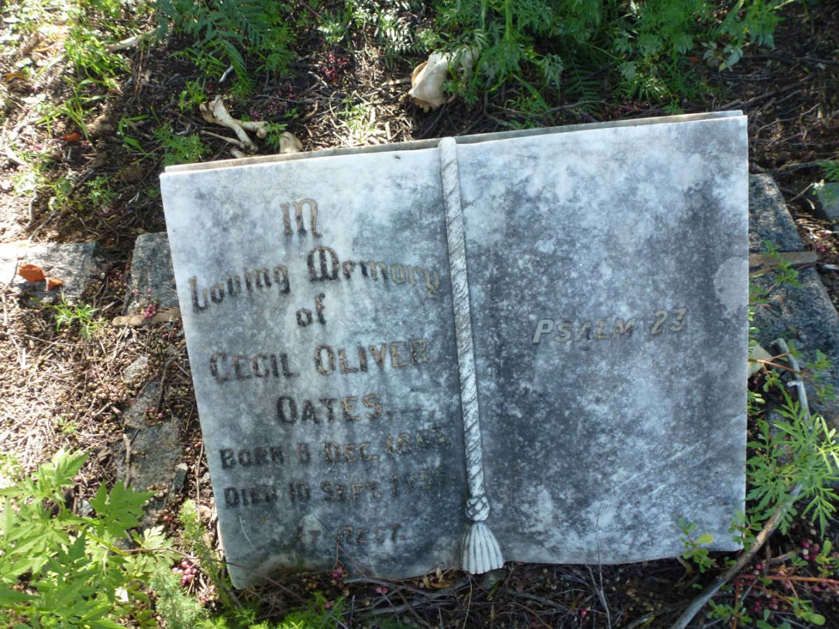 OATES Cecil Oliver 1883-1955