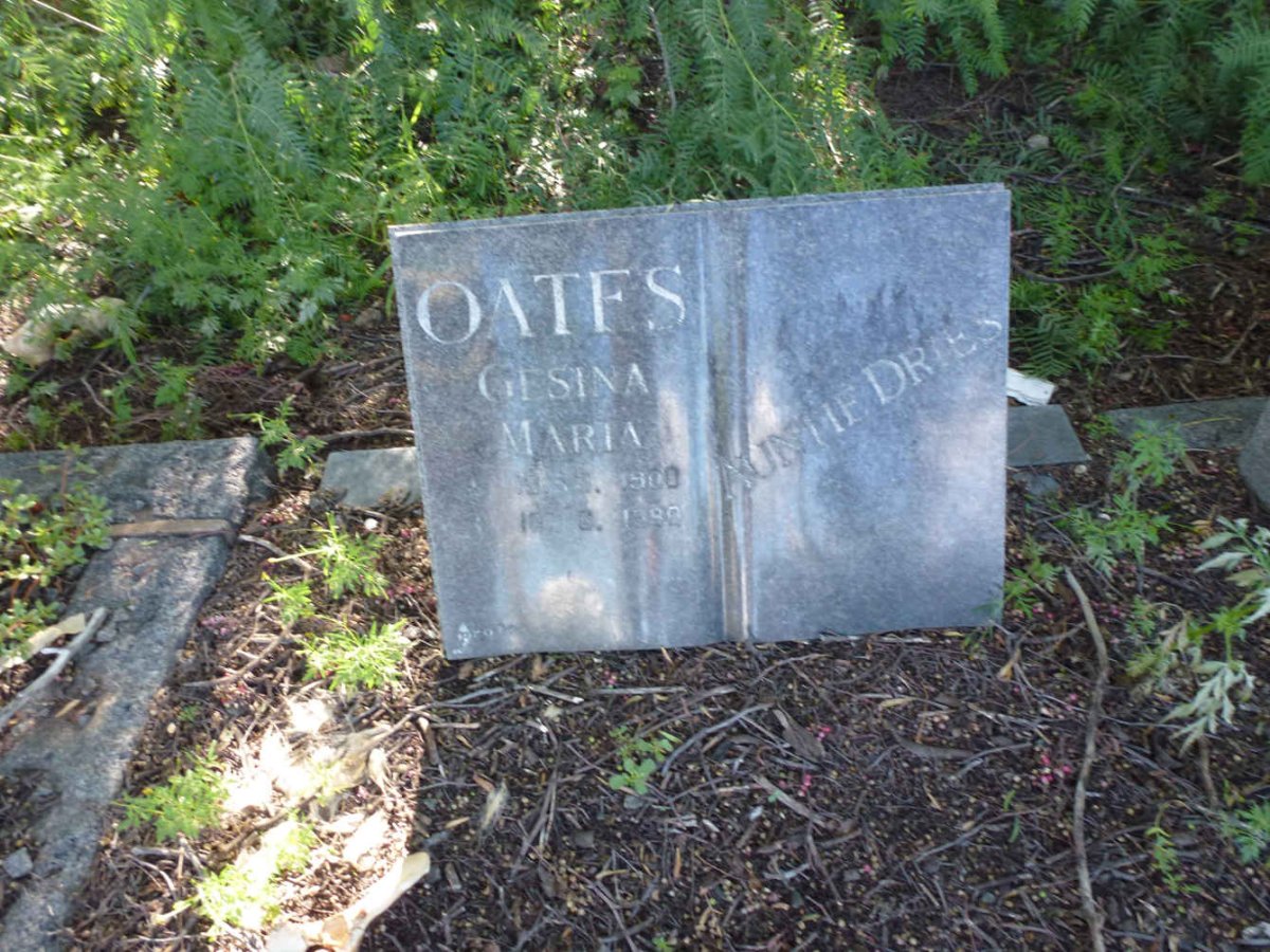 OATES Gesina Maria 1900-1980