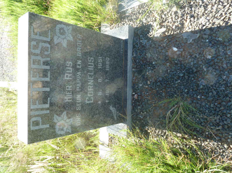 PIETERSE Cornelius 1951-1990