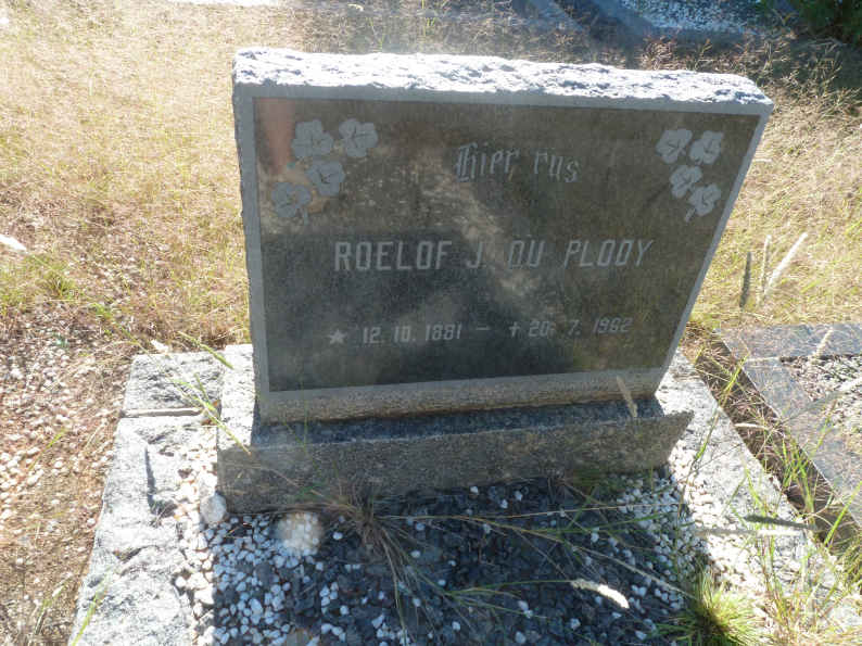 PLOOY Roelof J., du 1881-1962