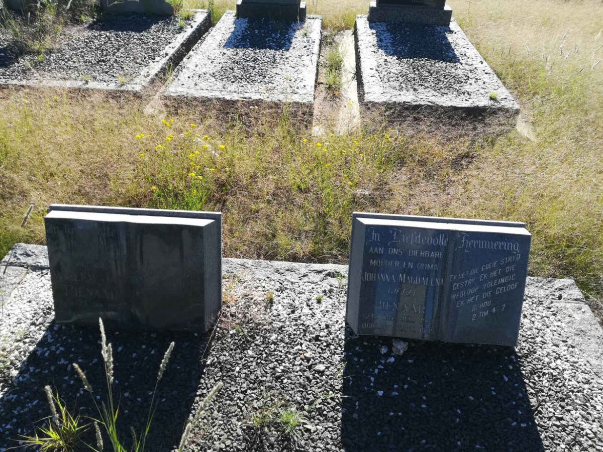PIENAAR Willem J. 1910-1959 &amp; Johanna Magdalena JETZ 1912-1995