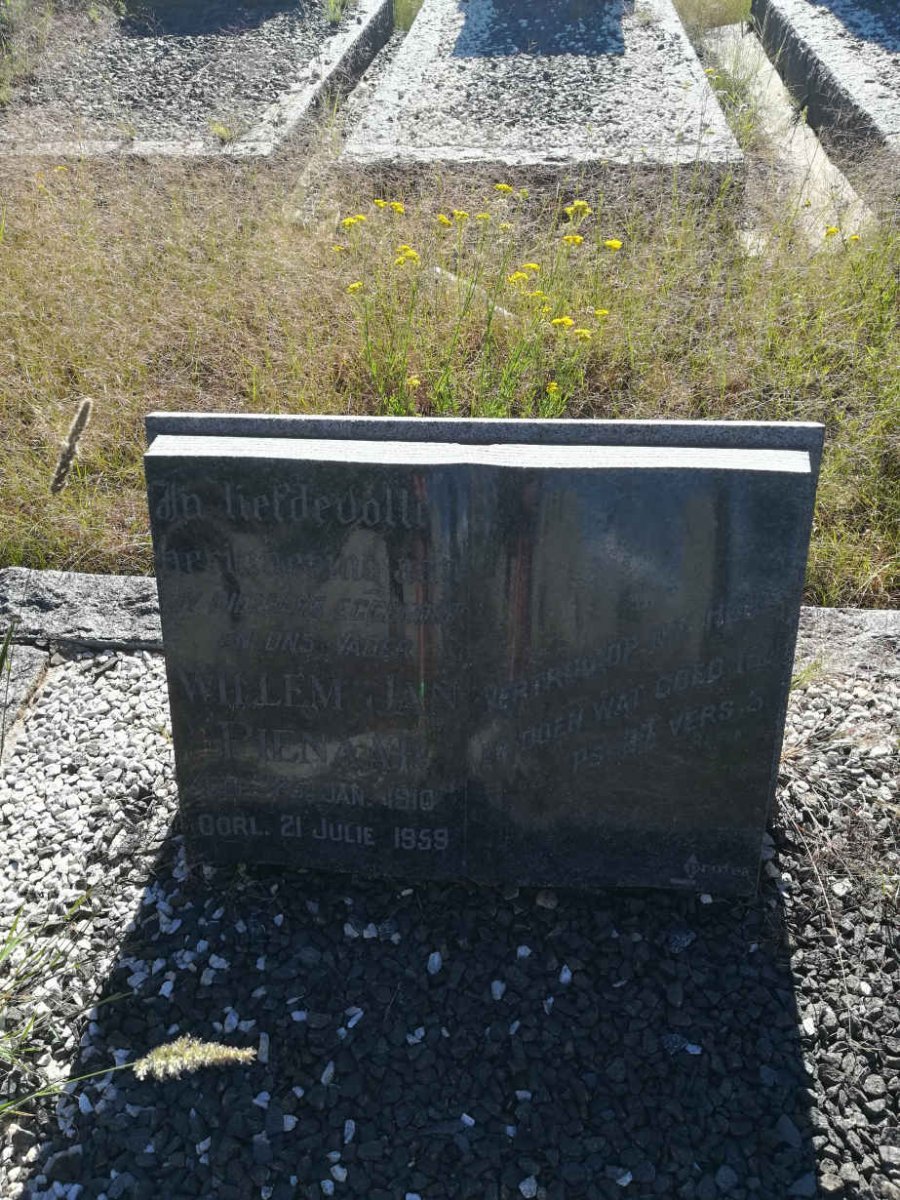 PIENAAR Willem J. 1910-1959 &amp; Johanna Magdalena JETZ 19??-1995
