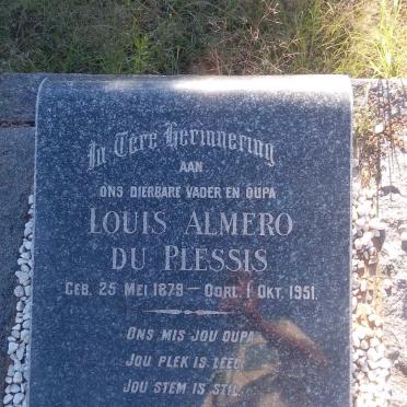 PLESSIS Louis Almero, du 1879-1951