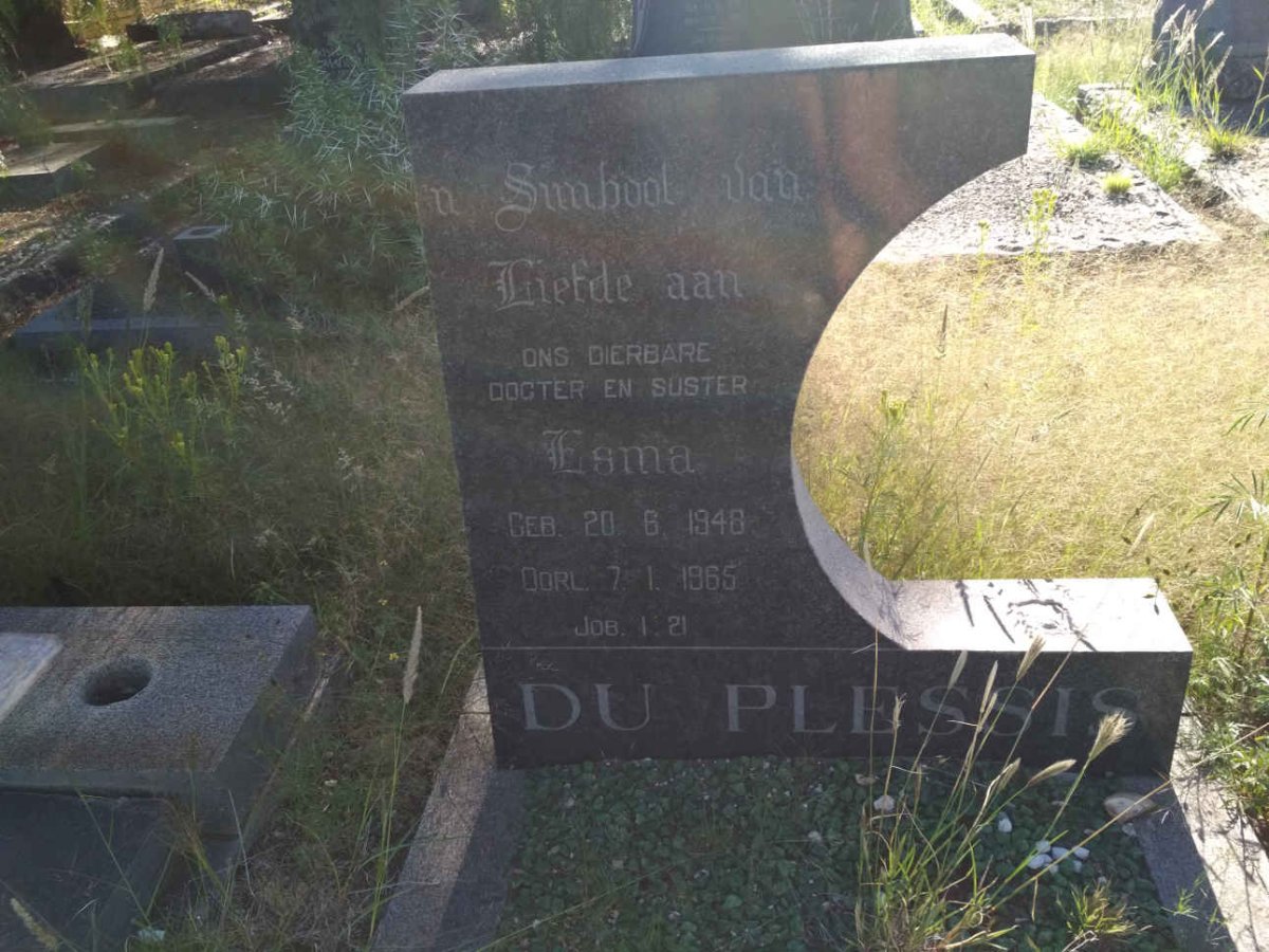 PLESSIS Esma, du 1948-1965
