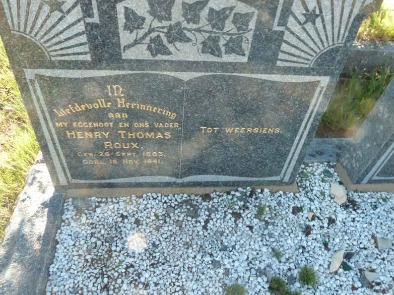 ROUX Henry Thomas 1883-1941