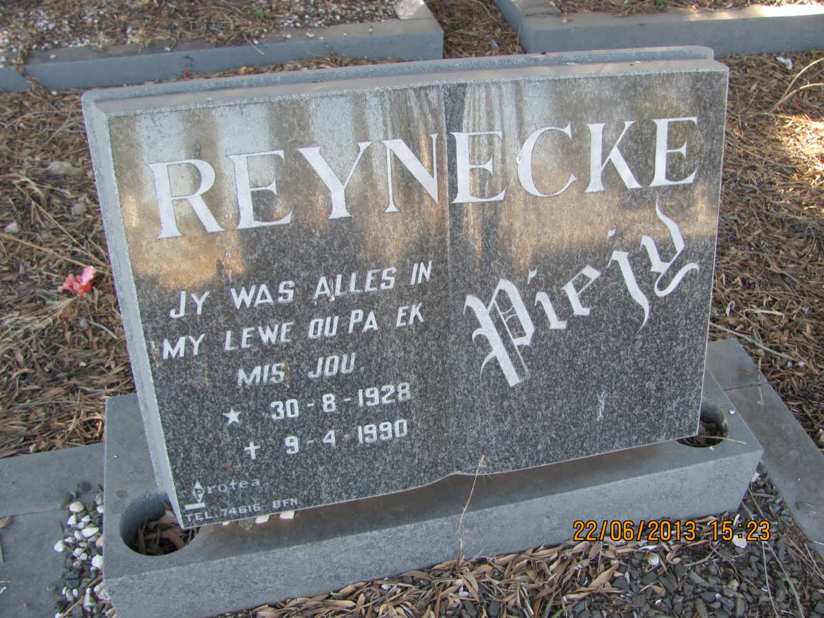REYNECKE Piejy 1928-1990
