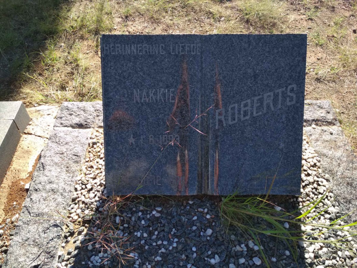 ROBERTS Nakkie 1893-197?