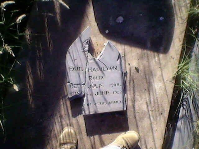 ROUX Paul Hamilton 1908-1922