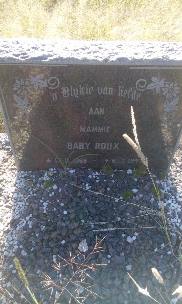 ROUX Baby 1898-1947