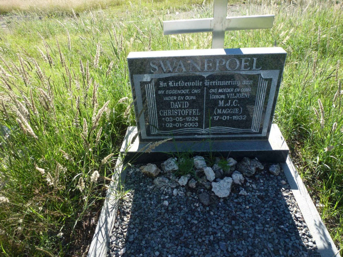 SWANEPOEL David Christoffel 1924-2003 &amp; M.J.C. VILJOEN 1932-