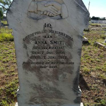 SMIT Anna nee VAN NIEKERK 1866-1917