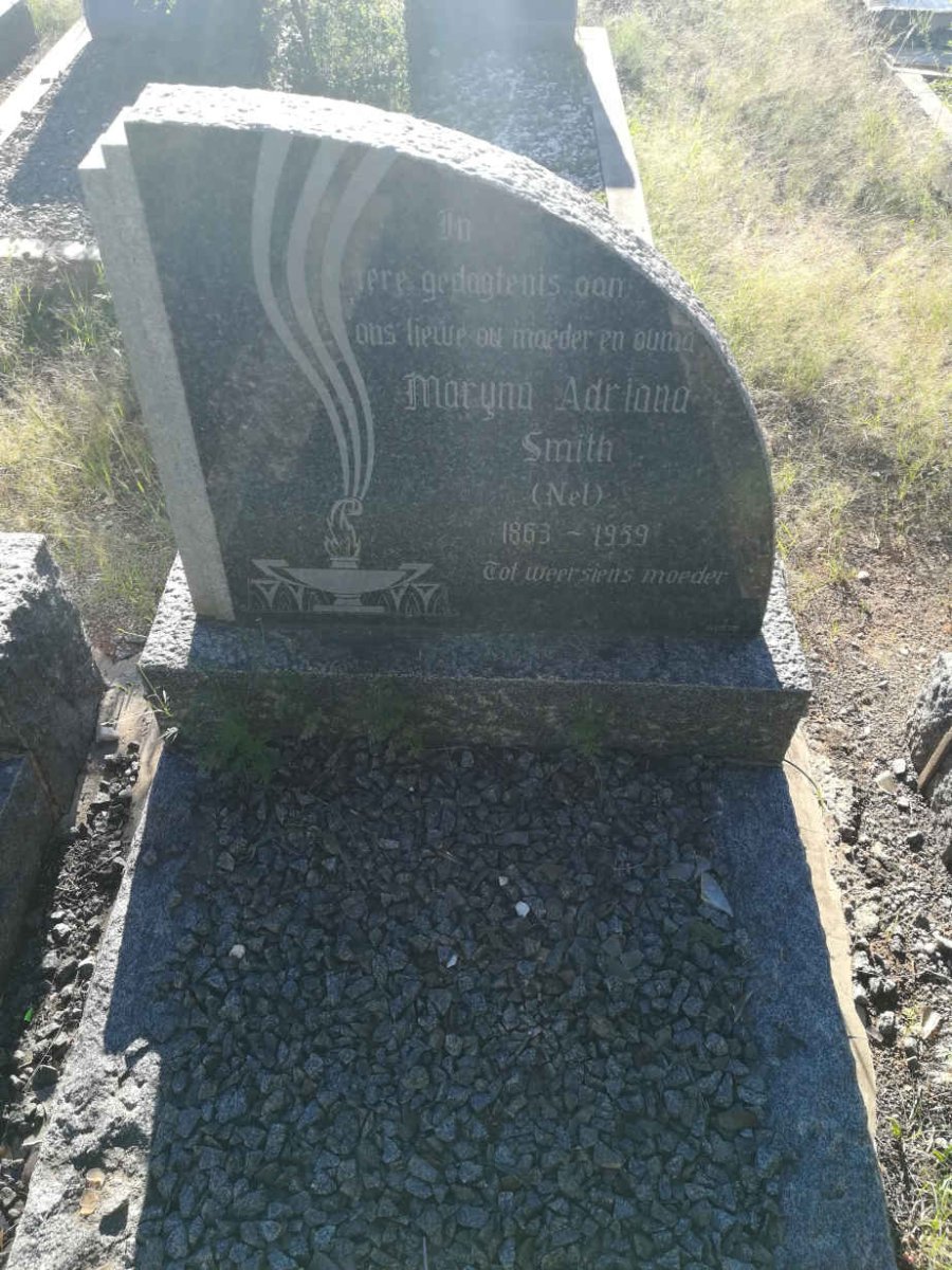 SMITH Maryna Adriana nee NEL 1863-1959