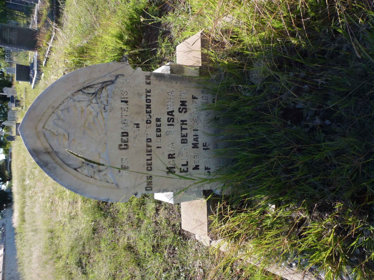 SMIT Maria Susanna Elizabeth nee MARKGRAAFF 1862-1932