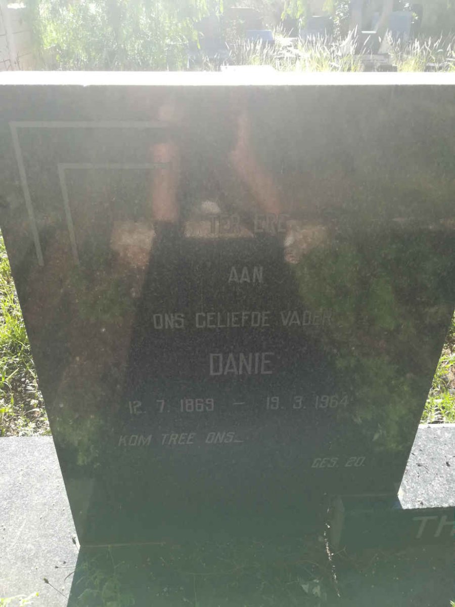 THEUNISSEN Danie 1869-1964 &amp; Sarie 1878-1961