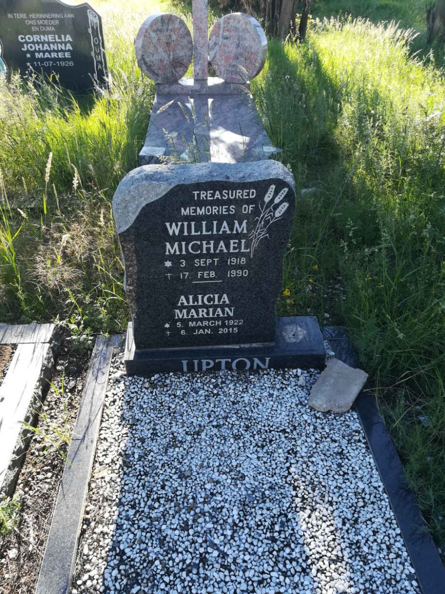 UPTON William Michael 1918-1990 &amp; Alicia Marian 1922-2015