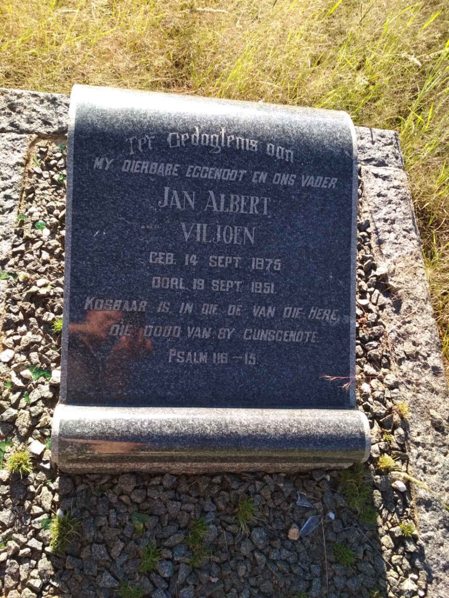 VILJOEN Jan Albert 1875-1951