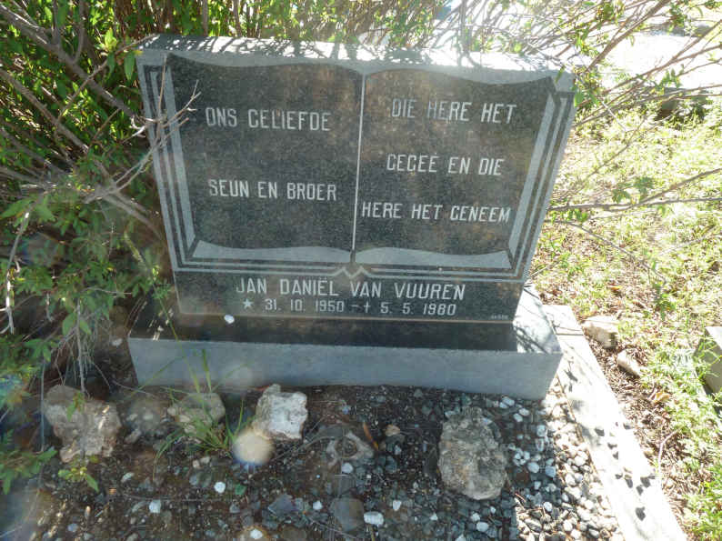 VUUREN Jan Daniel, van 1950-1980