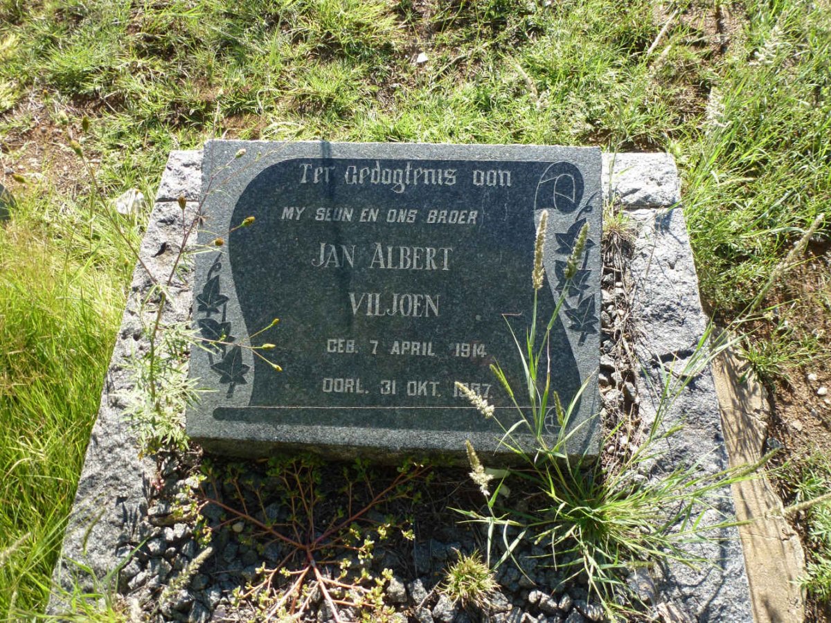 VILJOEN Jan Albert 1914-1937