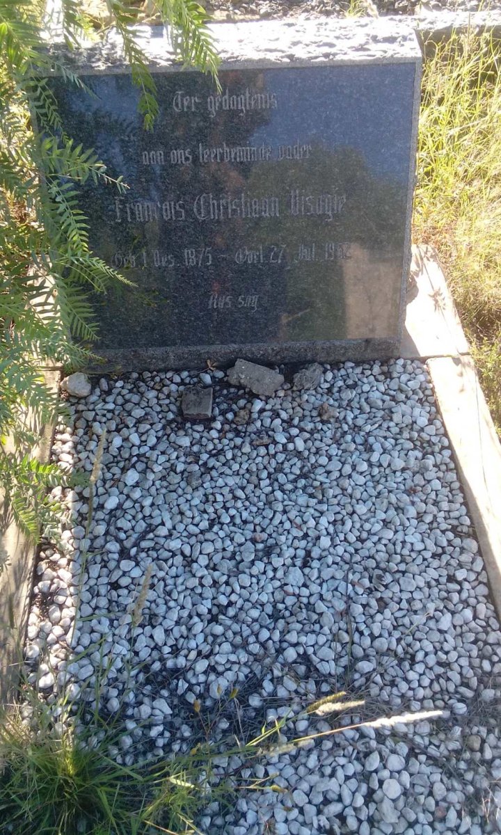 VISAGIE Francois Christiaan 1875-1952