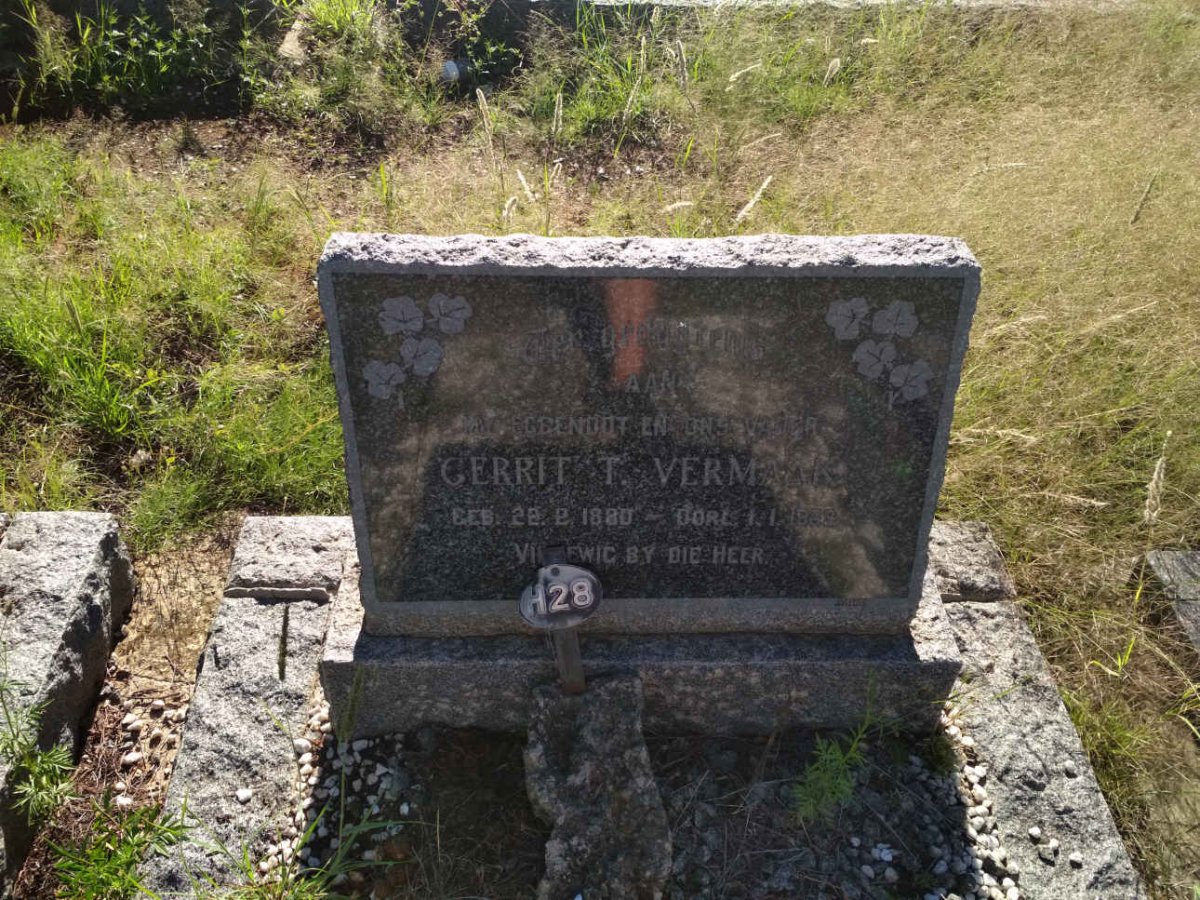 VERMAAK Gerrit T. 1880-1963
