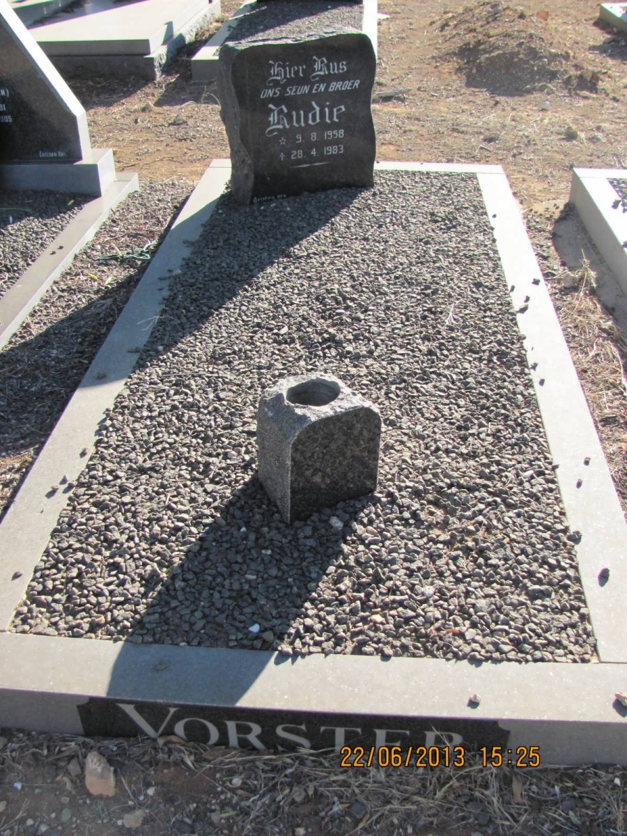 VORSTER Rudie 1958-1983