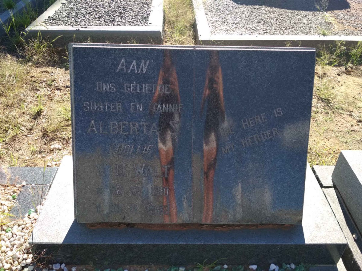 WALT Alberta, v.d. 1910-1982