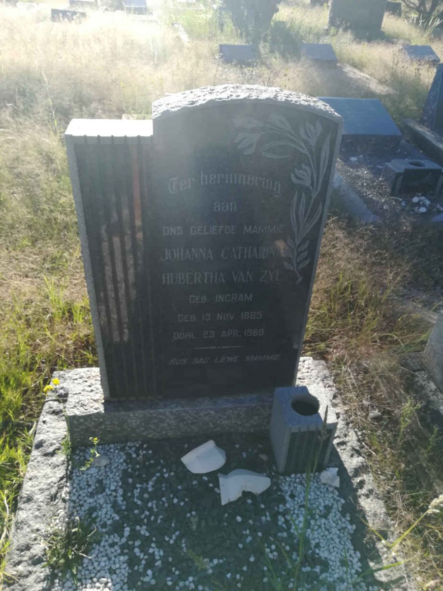 ZYL Johanna Catharina Hubertha, van nee INGRAM 1885-1968