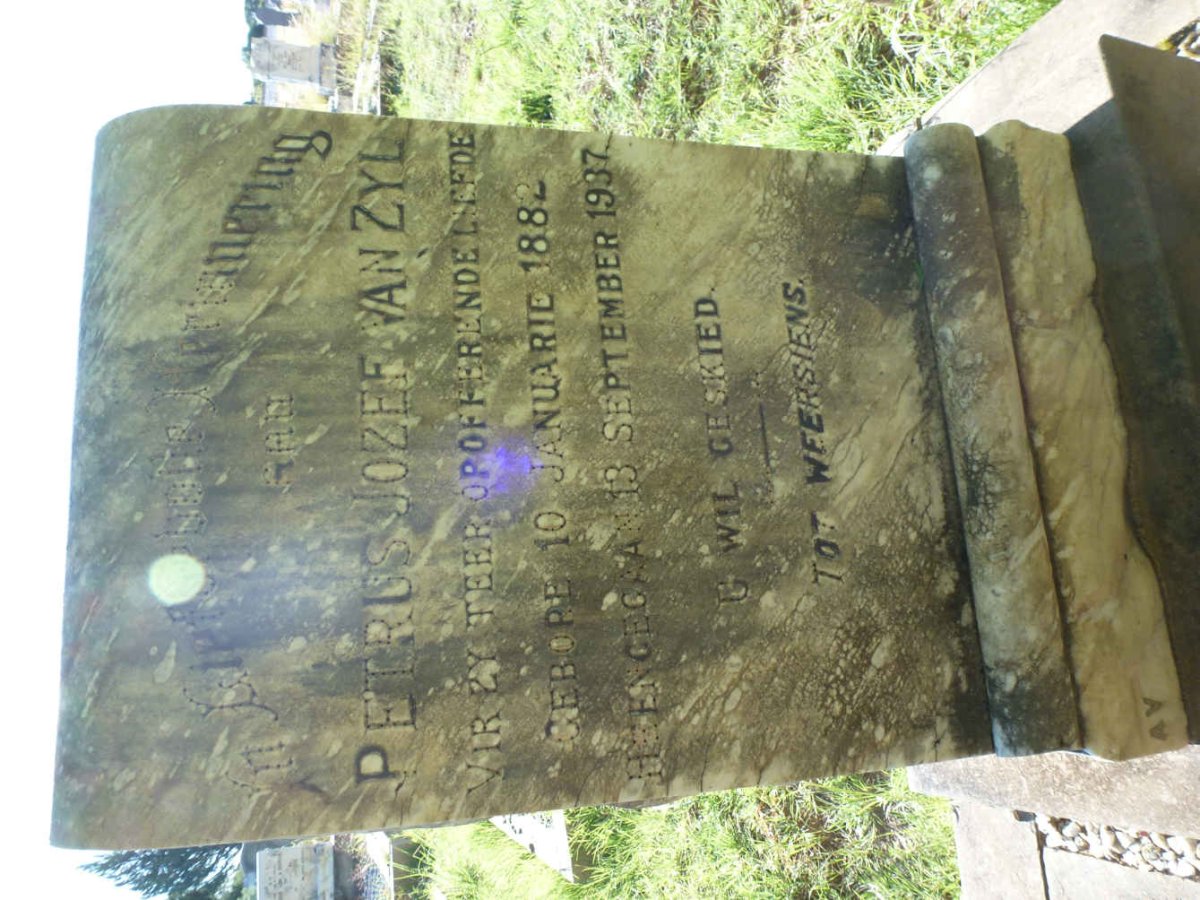 ZYL Petrus Jozef, van 1882-1937