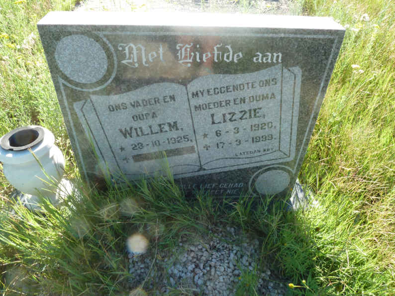 ? Willem 1925- &amp; Lizzie 1920-1999