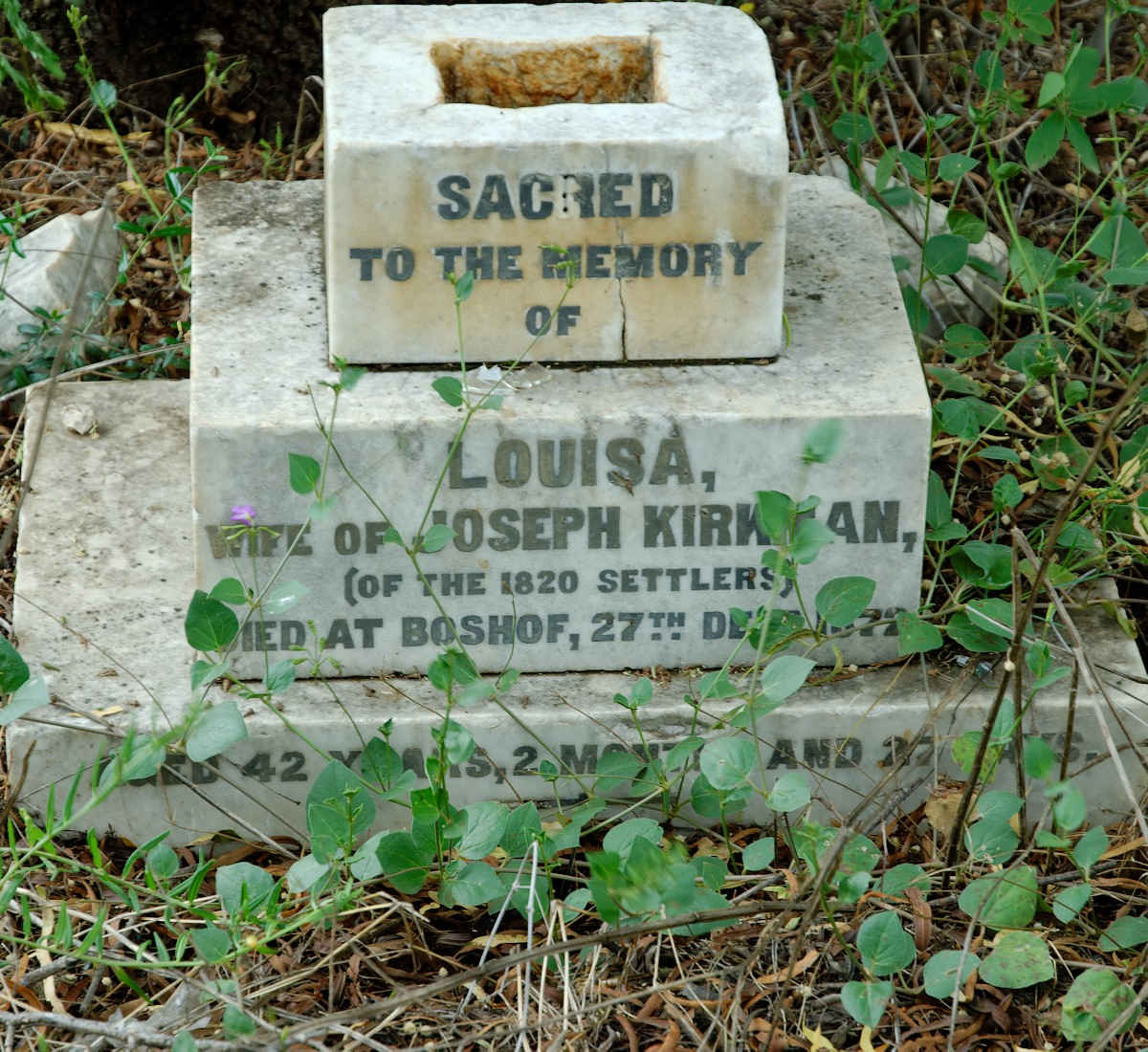 KIRKMAN Louisa -1872