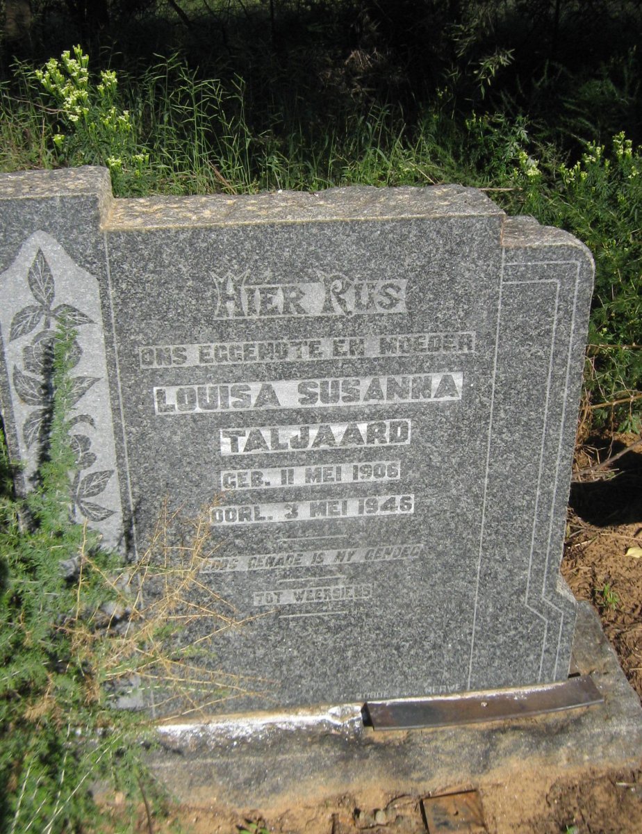 TALJAARD Louisa Susanna 1906-1946