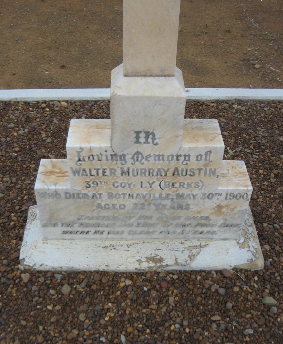 AUSTIN Walter Murray -1900