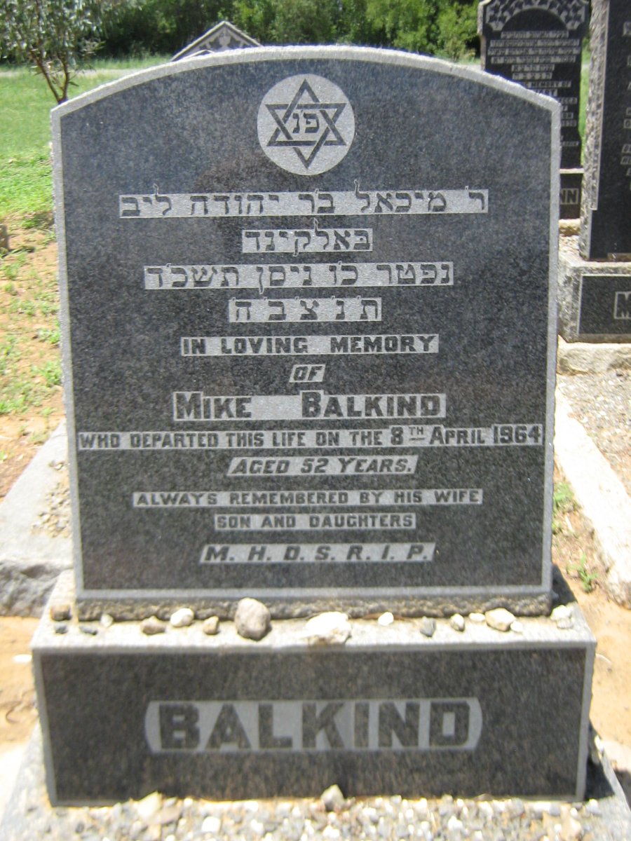 BALKIND Mike -1964