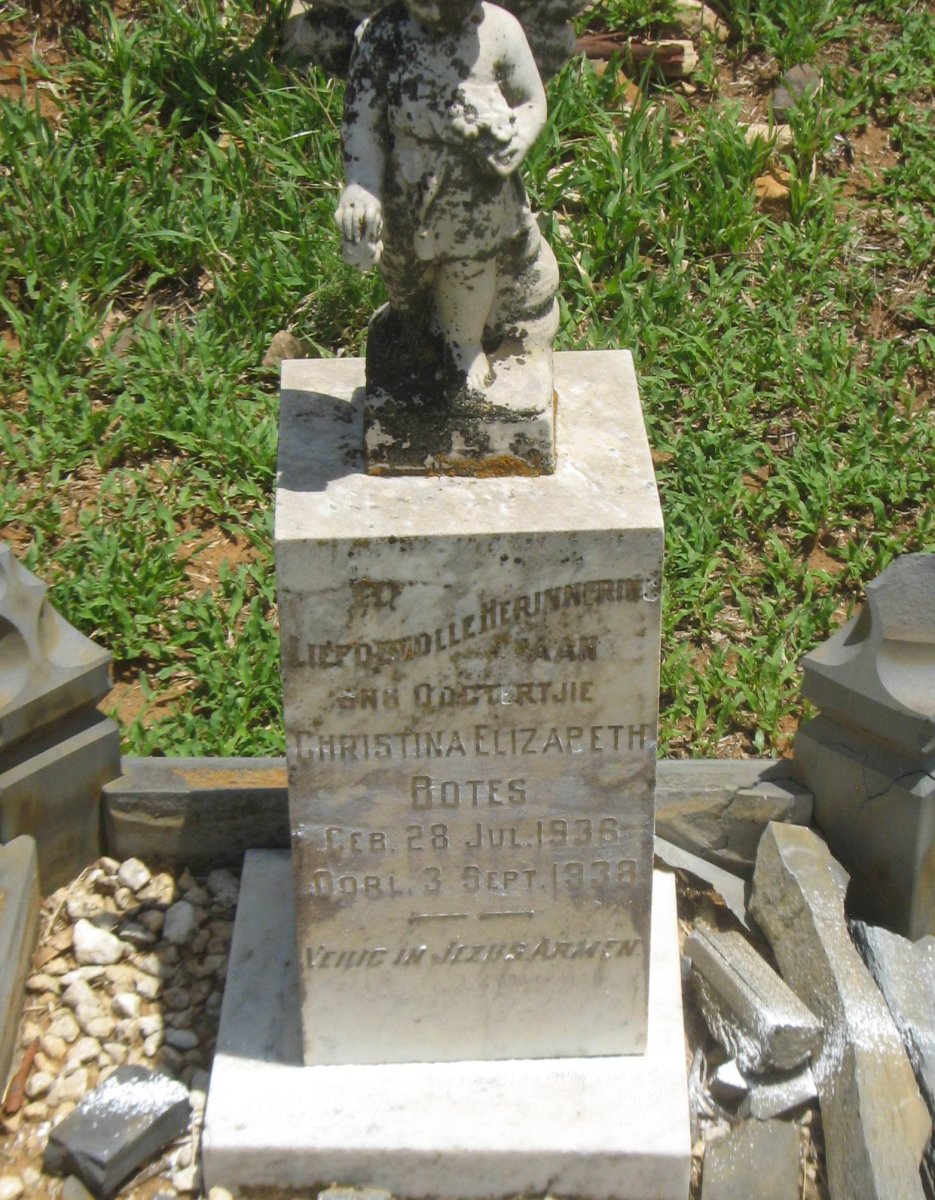 BOTES Christina Elizabeth 1936-1938