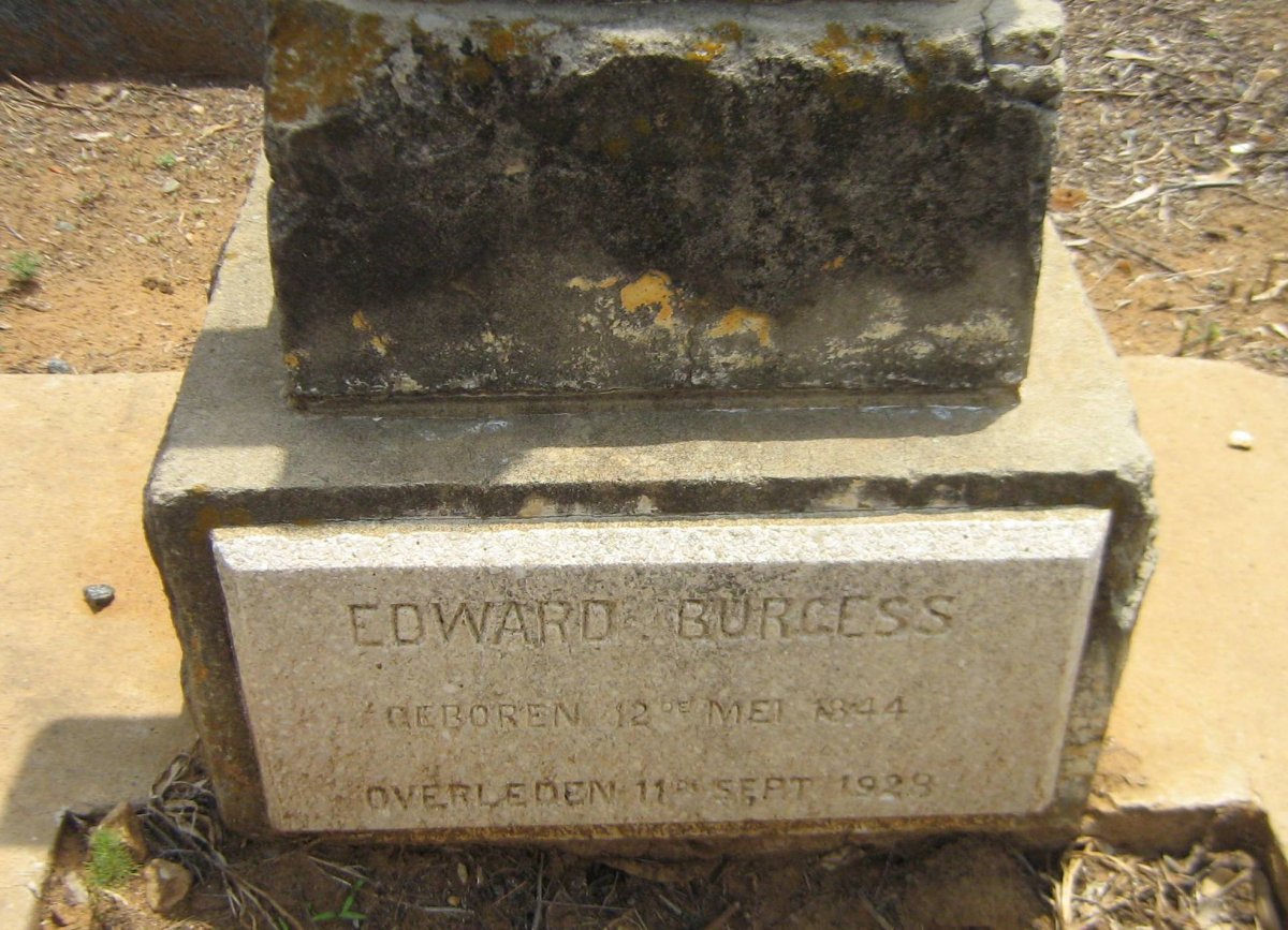BURGESS Edward 1844-1929