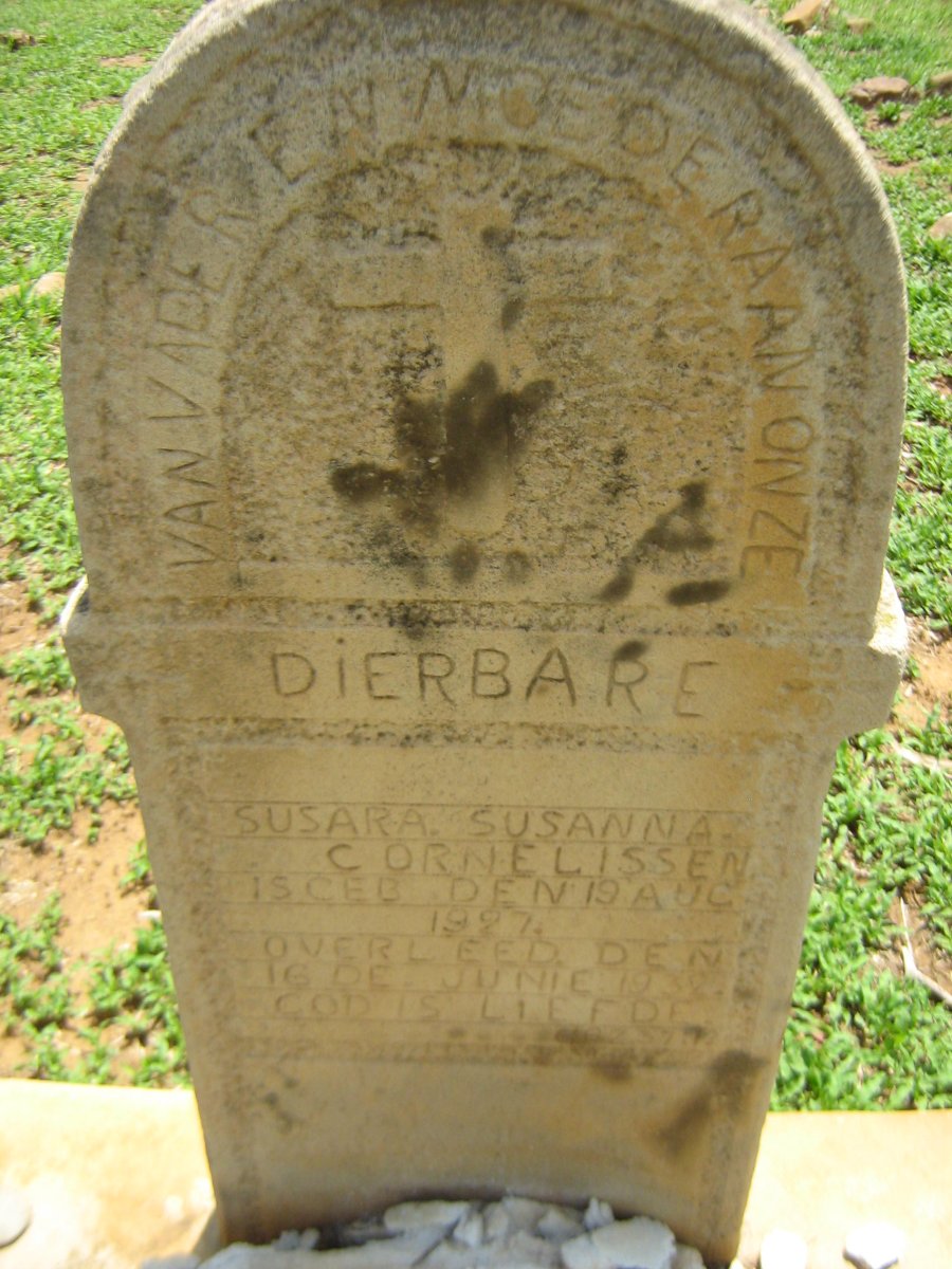 CORNELISSEN Susara Susanna 1927-1932