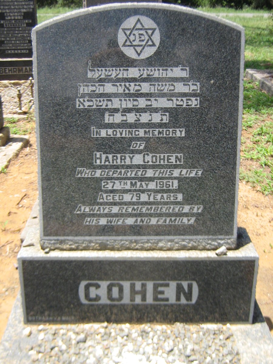 COHEN Harry -1961