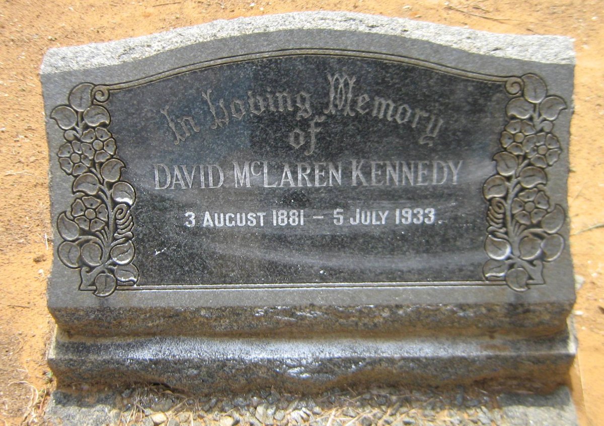 KENNEDY David McLaren 1881-1933