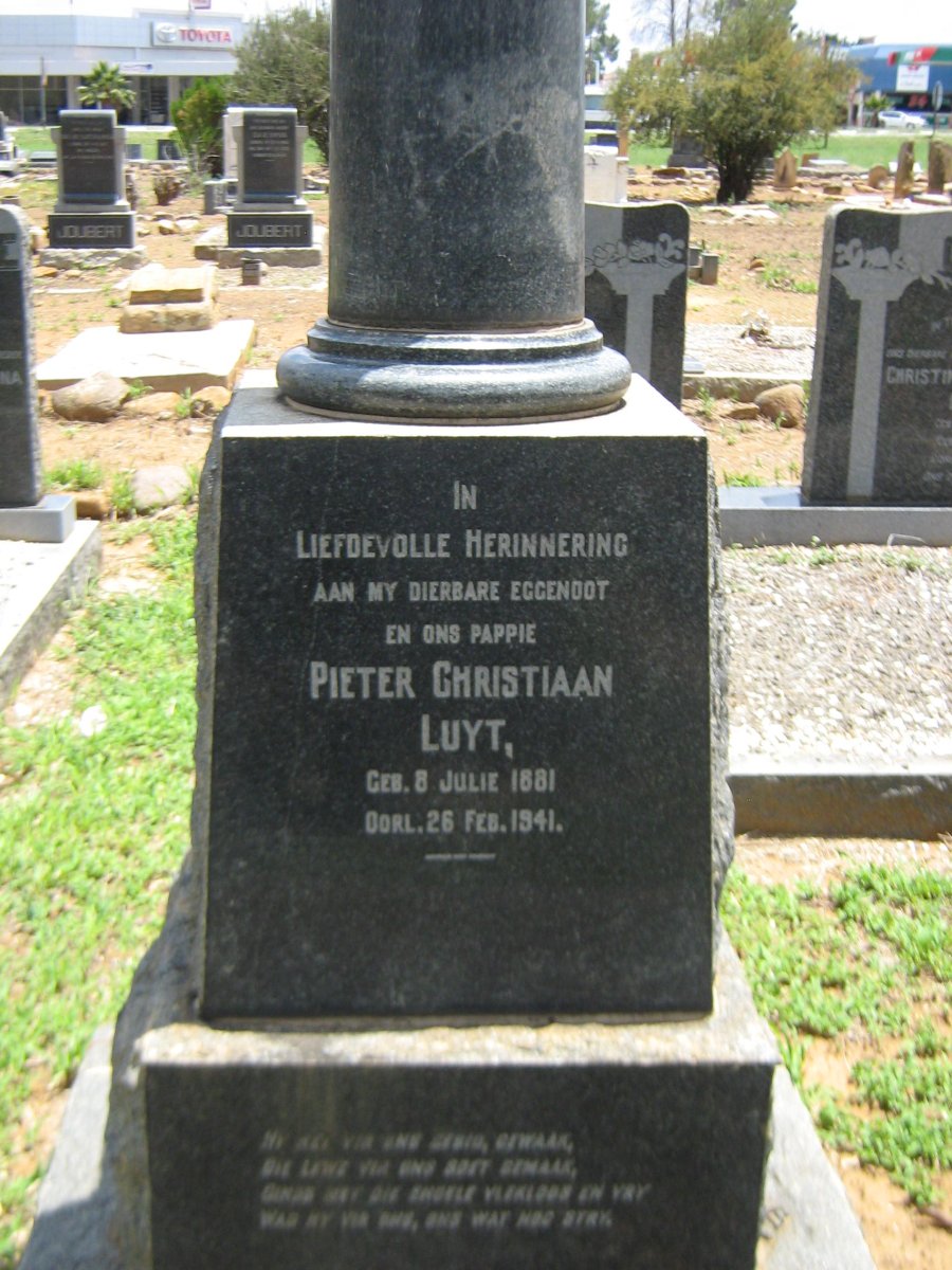 LUYT Pieter Christiaan 1881-1941
