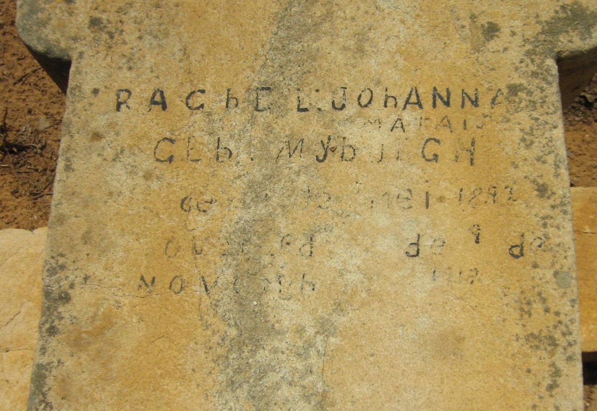 MARAIS Rachel Johanna nee MYBURGH 1892-1918