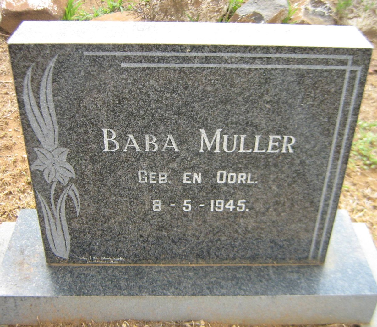 MULLER Baba 1945-1945