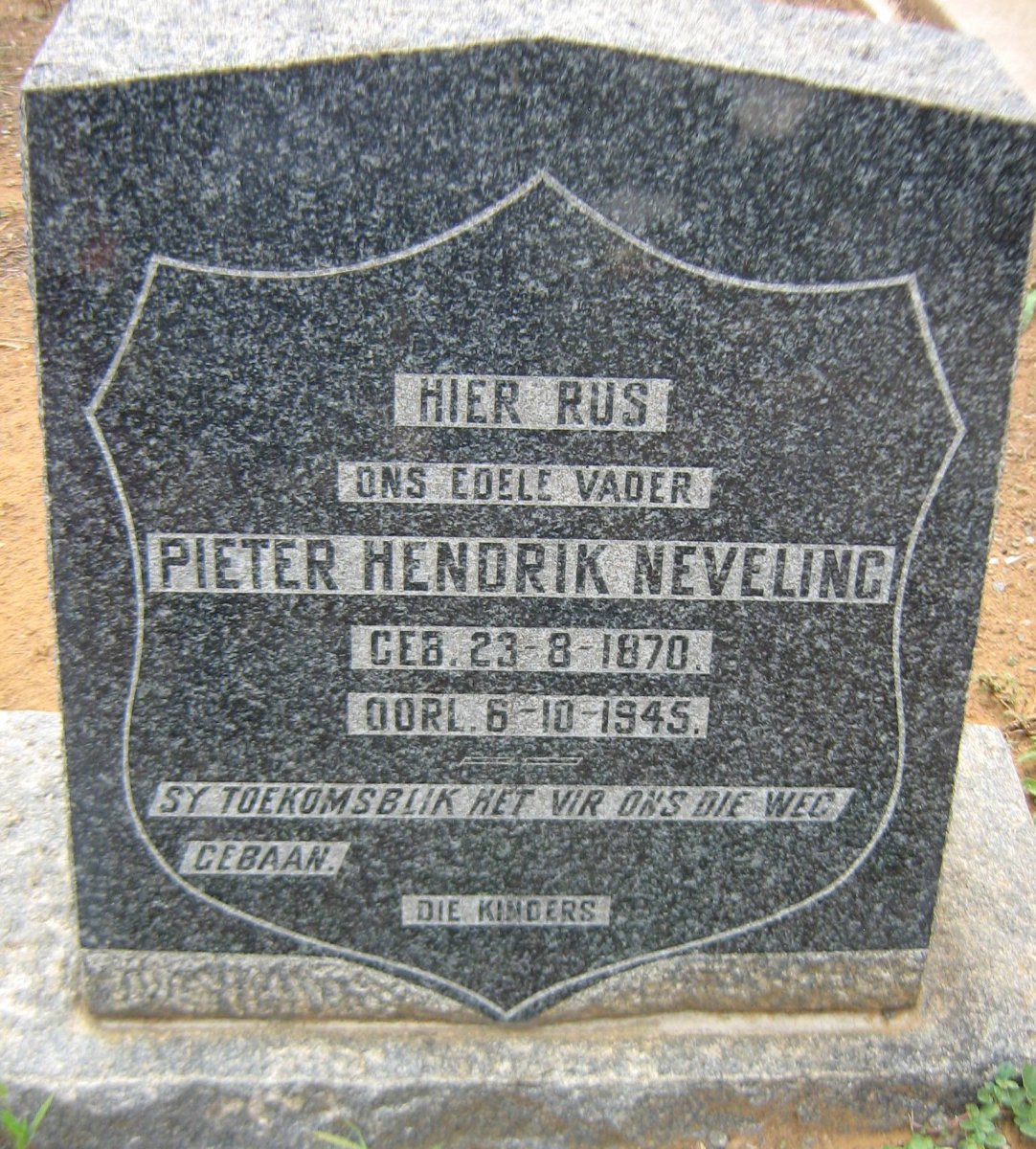 NEVELING Pieter Hendrik 1870-1945