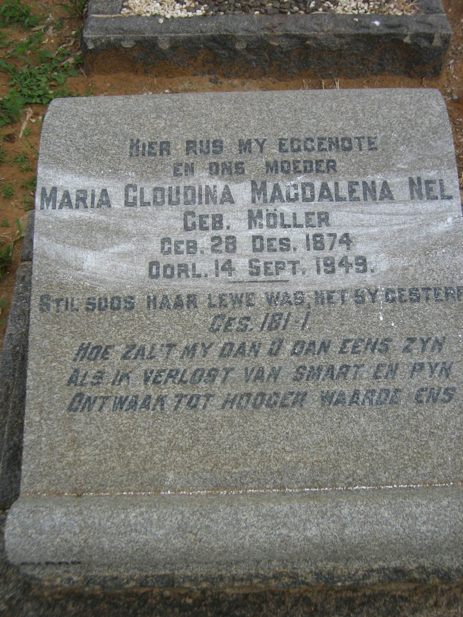 NEL Maria Gloudina Magdalena nee MÖLLER 1874-1949