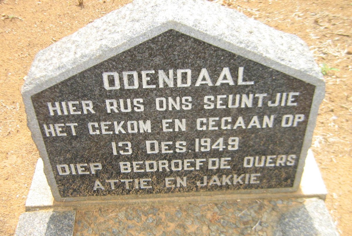 ODENDAAL Baba 1949-1949