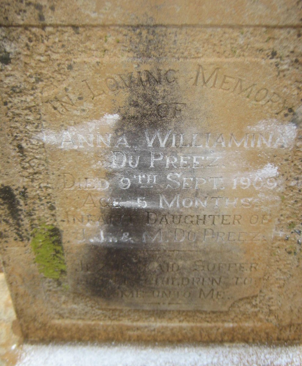 PREEZ Anna Williamina, du -1909