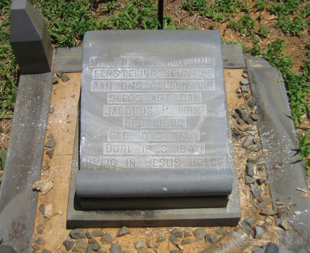PRETORIUS Jacobus Petrus 1940-1940